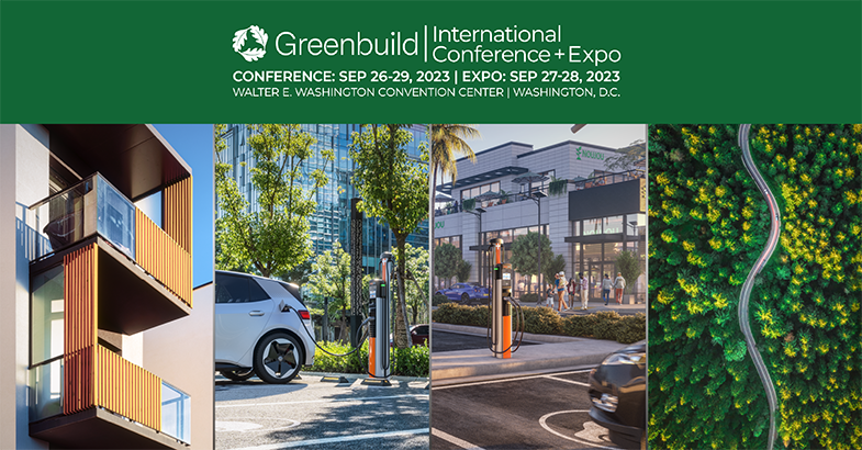 Drop by Booth 1308 at Greenbuild